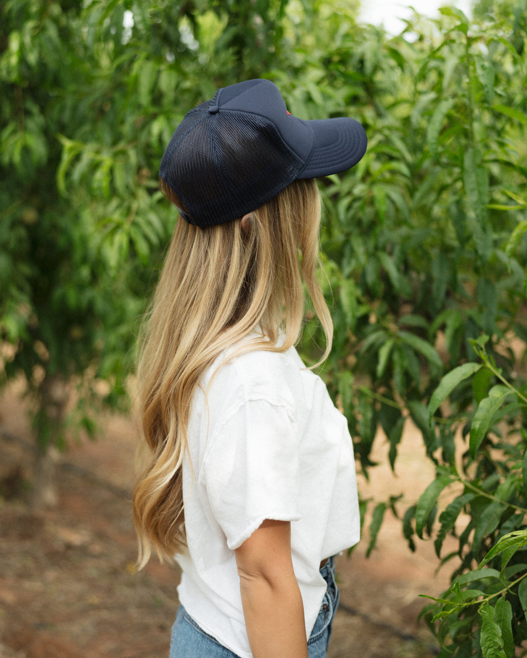 Navy Trucker Hat