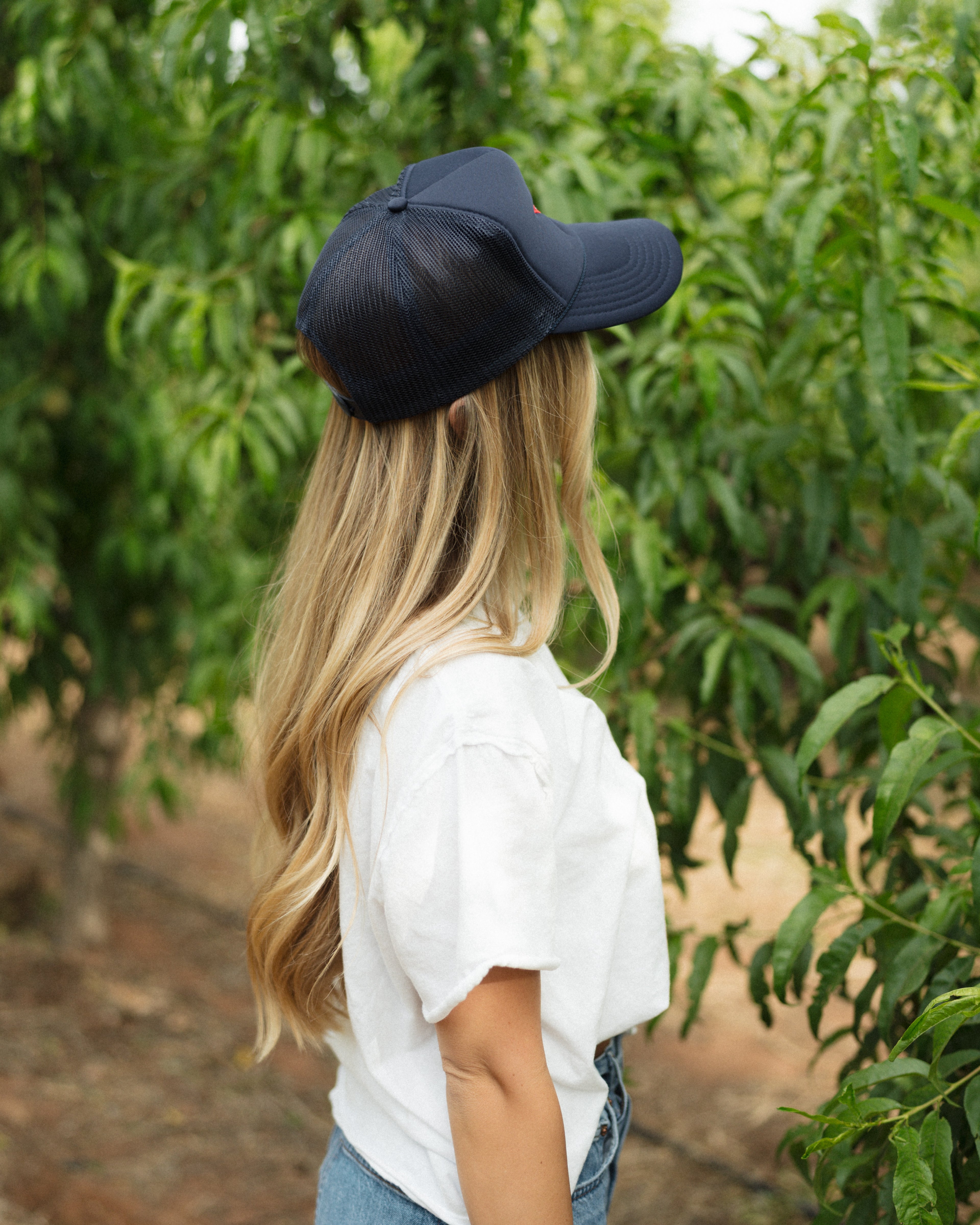 Navy Trucker Hat