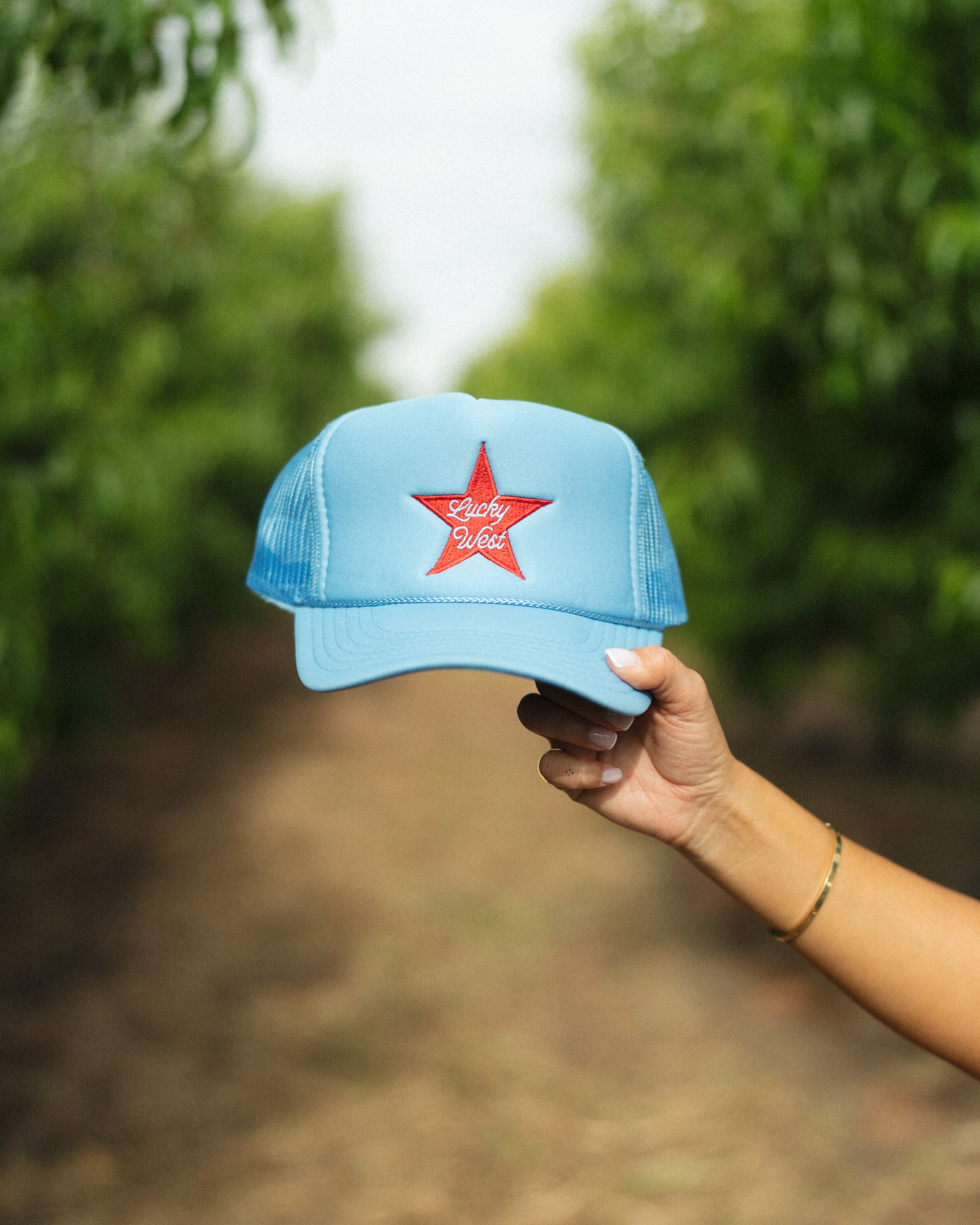 Blue Trucker Hat